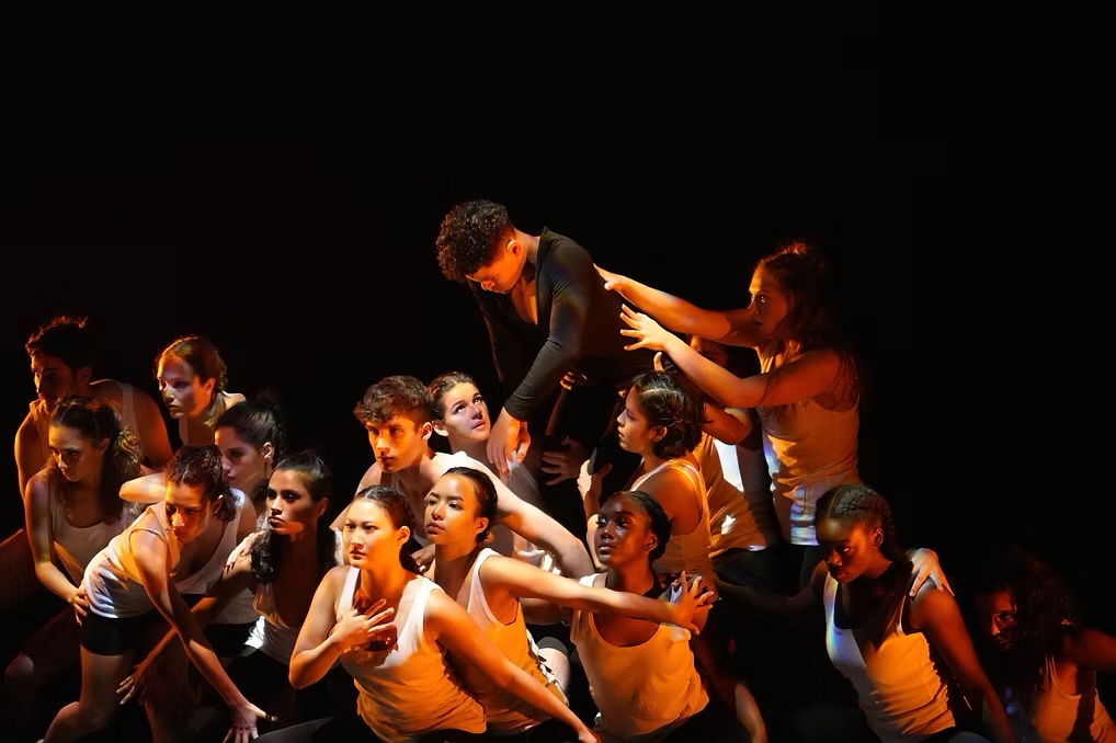 Black Beauty ensemble performing on stage